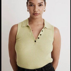 Madewell owen polo sweater tank